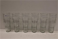 12 COCA-COLA GLASSES