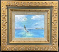 Coastal Sailing Scene Original Painting