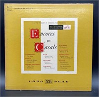 Vintage Pablo Casals Vinyl - Encores by Casals