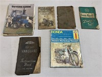 Box Lot Misc Tractor Guides, Manuals etc Suit