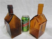 Repro Booz Log Cabin Bottles
