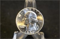 1957 Uncirculated Washington Silver Quarter
