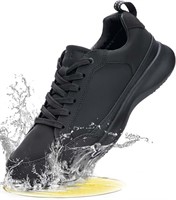 WF966  SPIEZ Men's Slip Resistant Work Shoes Black