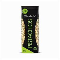 Wonderful Pistachios,16-Ounce Bag, Roasted and Sal