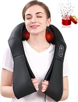 Shiatsu Back and Neck Massager with 3 Levels Adjus