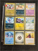 1 Sheet of Pokemon Cards