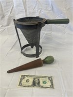 Old Strainer With Pestle