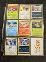 1 Sheet of Pokemon Cards