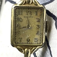 Ladies 14k Gold Filled Hamilton Watch Not Working