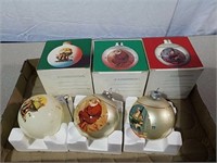 1970s Norman Rockwell Christmas ornaments with