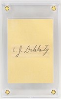 Ed Delahanty 1867-1903 American Autograph Card