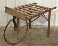 Primative Homemade Wheel Borrow, Cart