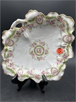ANTIQUE HAND PAINTED LIMOGES BOWL