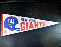 NEW YORK GIANTS  Vintage 30" FELT PENNANT