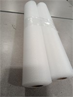 2 Rolls clear plastic shelf liner