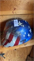 American Flag Construction Helmet