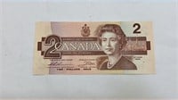 1986 $2.00 Bill.