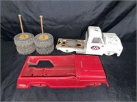 TONKA PRESSED STEEL TRUCKS & DUMP TRUCK WHEELS