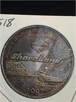 1982 ShoreLandr 1 Troy Once .999 Fine Silver