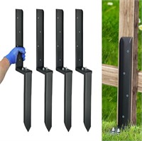 JPOIP Heavy Duty Steel Fence Post Repair Kit, 32