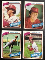 LOT OF (4) 1980 TOPPS MLB BASEBALL TRADING CARDS