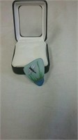 Hand Painted "Dragonfly" Sea Glass Pin