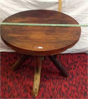 NW) STURDY OLD RITTENHOUSE TABLE, STAINED,