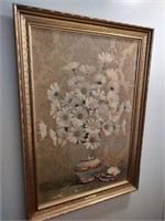 "Daisies and Damask" Print by Gerared Stemkowski