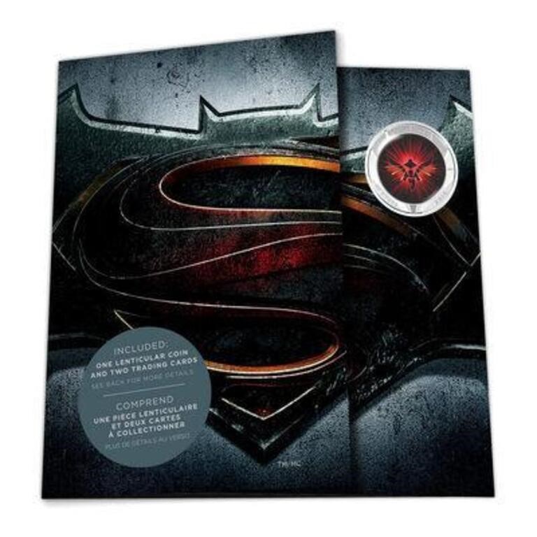 RCM  2016 -25 Cent Lenticular Coin - Batman v Supe