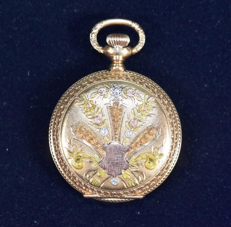 1899 14K gold Elgin National Watch Co. model 1 gra
