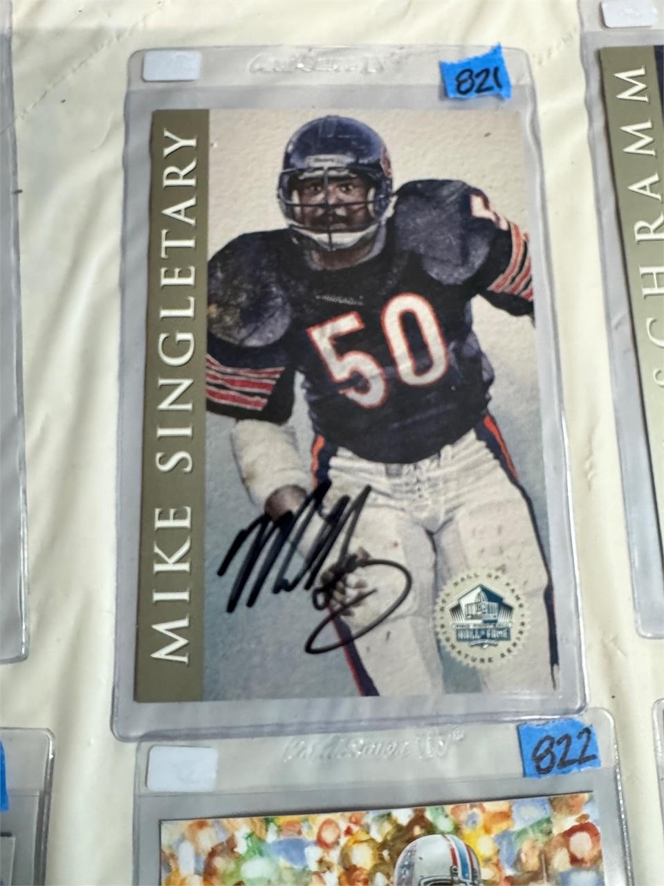 HOF Card-Mike Singletary-Signed