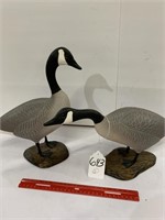 (2) Canadian Goose Decoys Lloyd E Havens