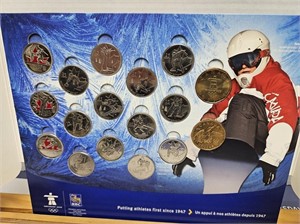 3  VANCOUVER 2010 COIN SETS