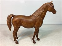 Vintage Breyer Woodgrain Horse, 9.5in X 10.5in