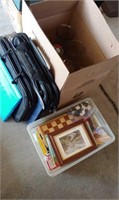 (2) Boxes of Games, Glassware & More
