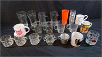 Mixed Drink Glasses and Mugs