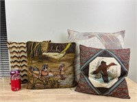 Decorative throw pillows