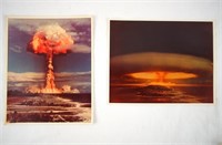 2 Vintage Photographs of  Atomic bombs