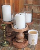 Candle Pedestals and Votive Holders
