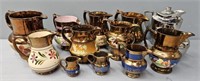 Copper Luster Staffordshire Lot Collection