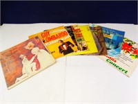 (7) Vintage 33.33RPM Vinyl Record Albums Bundle