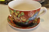 Ceramic Cup/Saucer Planter