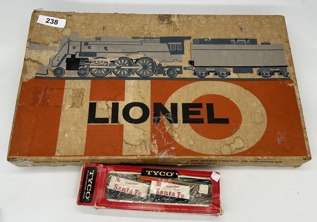 Vintage Lionel Train Set & Box + Tyco Car