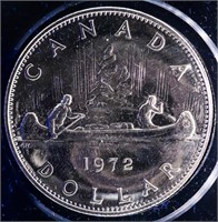 Canada, 1972 Cased Nickel Dollar