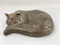 Vtg Austin Products Sleeping Cat Sculpture