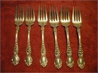 6 Sterling Silver Forks