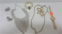Verdone Necklace,and Earings,lapis?  Bracelet