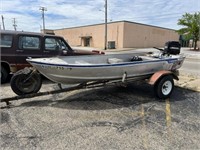 78 ALUMACRAFT 16' 40HP MERCURY 1976 TRAILER