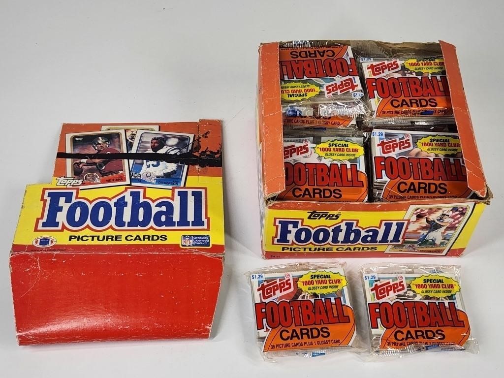 1988 TOPPS FOOTBALL CELLO PACK BOX