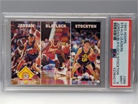 1993 Hoops Leaders Jordan Blaylock Stockton PSA 9